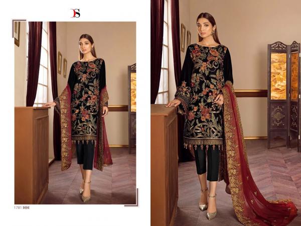  Deepsy Baroque Velvet Collection Embroidery Pakistani Salwar Suits